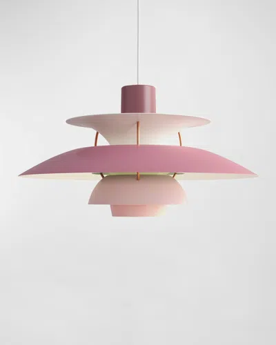 Louis Poulsen Ph 5 Pendant Light In Hues Of Rose