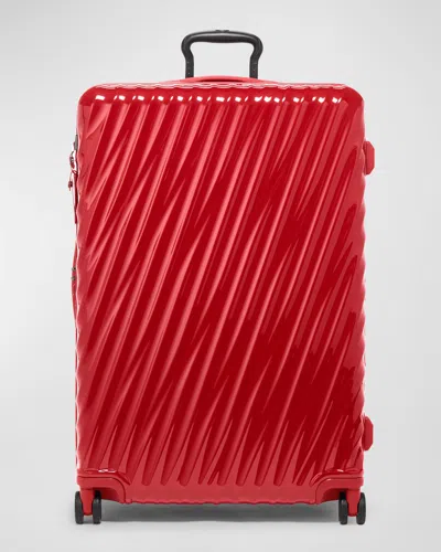 Tumi Men's 19 Degree Extended Trip Expandable 4-wheel Packing Case In Red