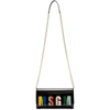MSGM Black Logo Shoulder Bag