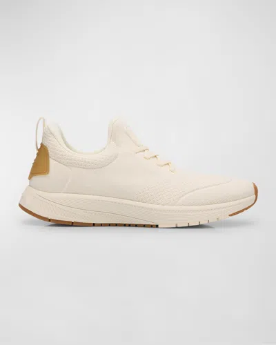 Peter Millar Men's Tellustride Soft Knit Runner Sneakers In Ivory