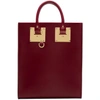 SOPHIE HULME Red Mini Albion Tote