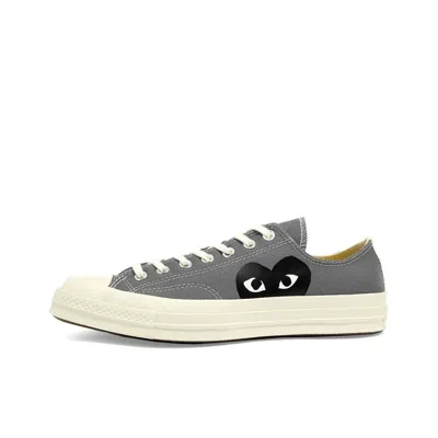 Comme Des Garçons Play Sneakers In Grey