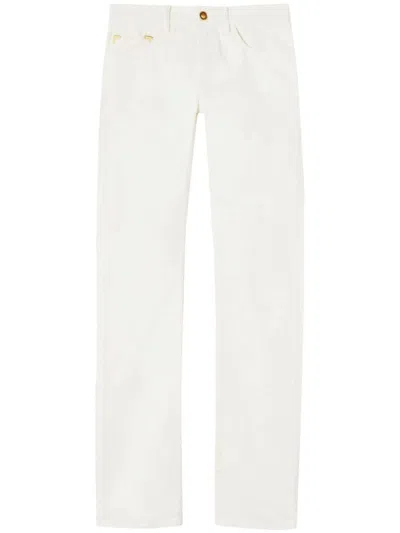 Palm Angels Pants In Offwhite