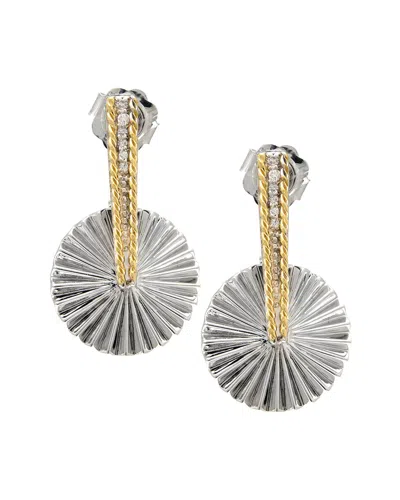 Andrea Candela Flamenco 18k & Silver Diamond Earrings