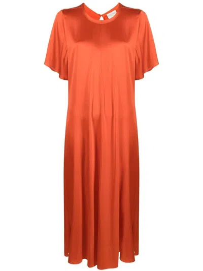 Forte Forte Forte_forte Maxit-shirtdress Clothing In 1543 Deep Orange