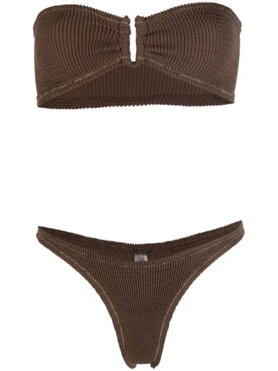 Reina Olga Swimwear Clothing In Brown