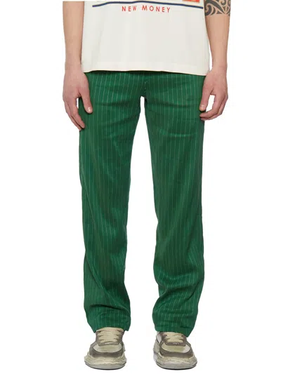 Rhude Trousers In Green