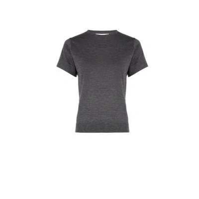Saison 1865 Wool T-shirt In Grey