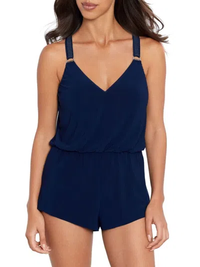 Magicsuit Star Studded Gabby One-piece In Navy Blue