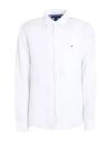 Tommy Hilfiger Man Shirt White Size L Linen