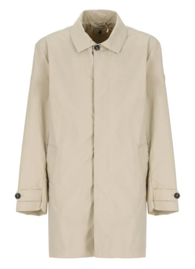 Save The Duck Rhys Shell Raincoat In Neutrals
