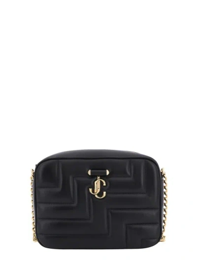Jimmy Choo Quilted  Leather Shoulder Bag In Negro