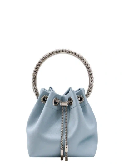 Jimmy Choo Bon Bon Micro Bucket Bag In Blue