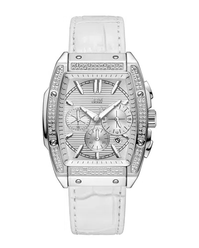 Jbw Echelon Chronograph Quartz Silver Dial Unisex Watch J6379g