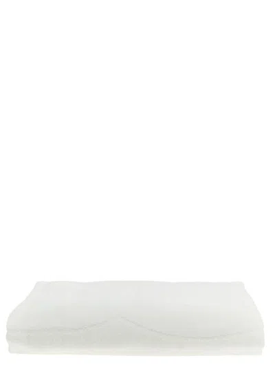 Dolce & Gabbana 'dg' Beach Towel In White