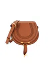 Chloé Women's Marcie Leather Saddle Crossbody Bag In Tan