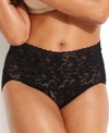 Hanky Panky Signature Lace High Rise Boy Shorts In Black