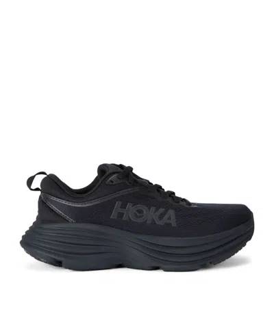 Hoka Bondi 8 Running Trainers In Black