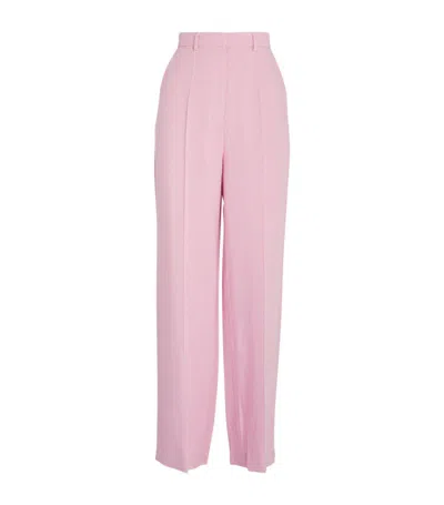 Nanushka Zoelle Tailored Trousers In Pink