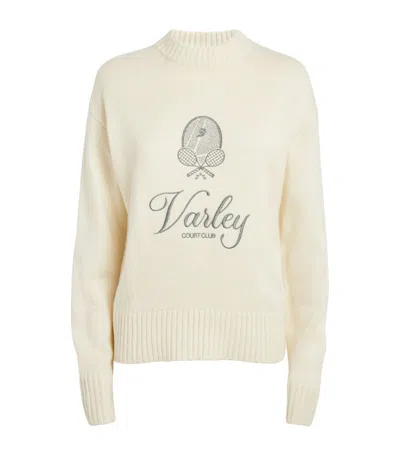 Varley Namesake Knit Edie Sweater In White