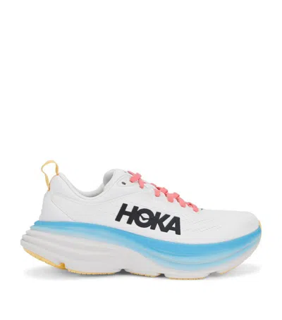 Hoka Bondi 8 Running Trainers In White