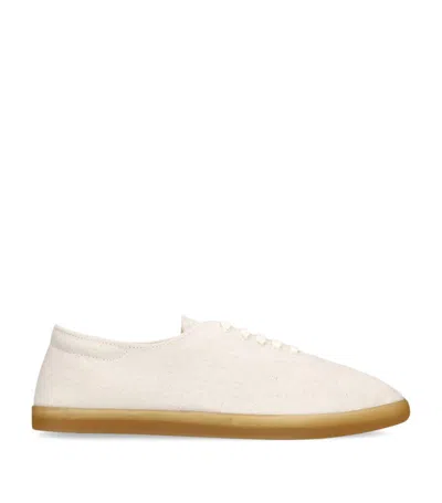 The Row Canvas Sam Trainers In Beige
