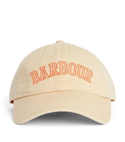 Barbour Emily Womens Sports Cap In Parchment/apricot Crush