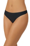 Dkny Women's Micro Thong Underwear Dk8301 In Black