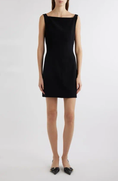 Givenchy Cut Out Short Dress In Black
