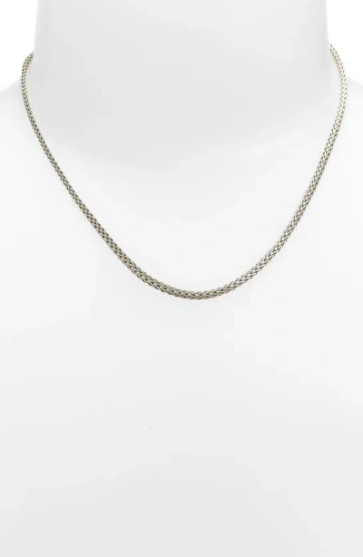 John Hardy 'classic Chain' Mini Chain Necklace In Silver