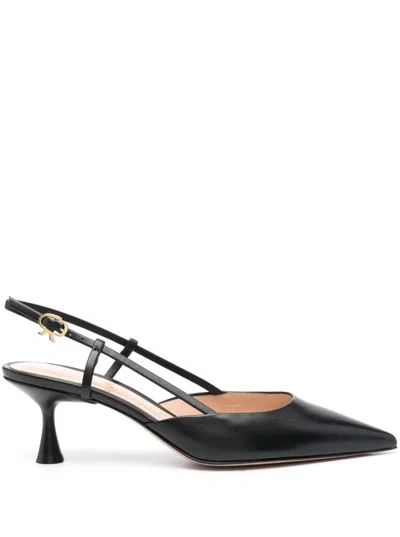Gianvito Rossi Ascent Heeled Pumps In Black