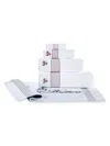 Brooks Brothers Kids' 4-piece Turkish Cotton Hand Towel Set In Scarlet