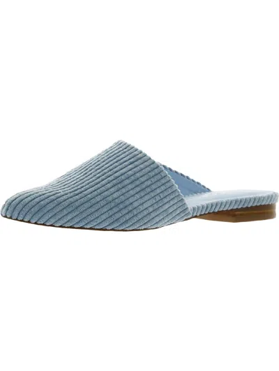 Coconuts By Matisse Xander Womens Knit Slip On Mules In Blue