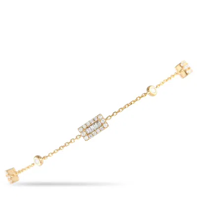 Non Branded Lb Exclusive 14k Yellow Gold 0.45ct Diamon Bracelet Br09827-y