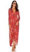 RACHEL PALLY LONG SLEEVE MAXI CAFTAN,FA17 2245P