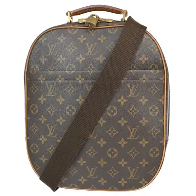 Pre-owned Louis Vuitton Packall Canvas Backpack Bag () In Brown