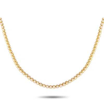 Non Branded Lb Exclusive 14k Yellow Gold 4.0ct Diamond Necklace Nk01607