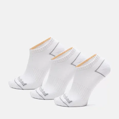 Timberland 3-pack Bowden No-show Sock In White