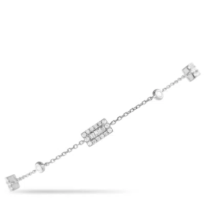 Non Branded Lb Exclusive 14k White Gold 0.45ct Diamond Bracelet Br09826-w