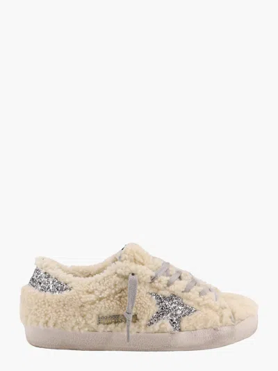 Golden Goose Deluxe Brand Embellished Superstar Trainers In White