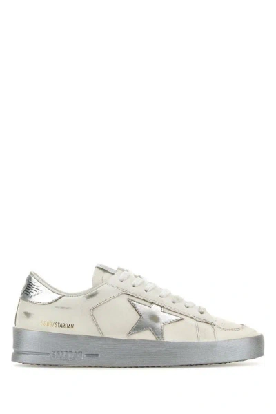 Golden Goose Deluxe Brand Woman White Leather Stardan Sneakers