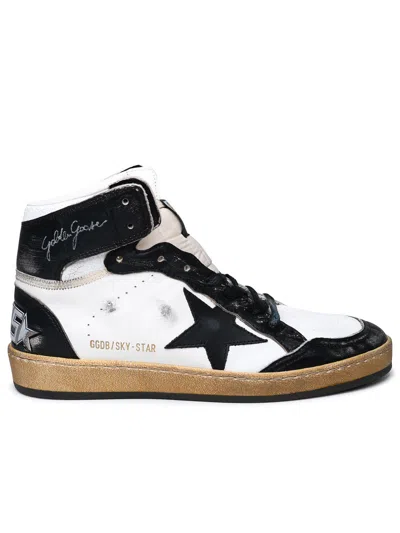 Golden Goose Man  White Leather Sneakers