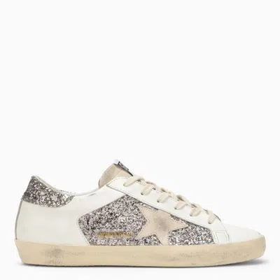 Golden Goose Super-star Glitter/white Sneaker Women