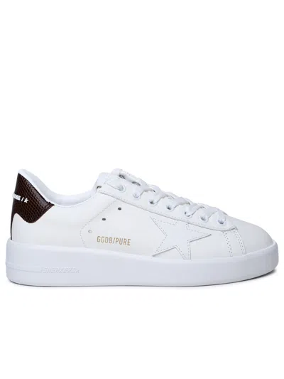Golden Goose Woman  White Leather Sneakers