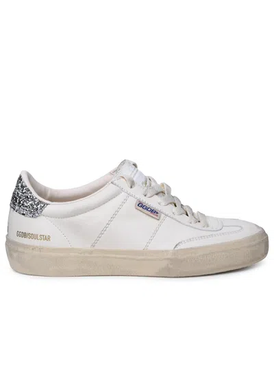 Golden Goose Woman  'soul Star' White Leather Sneakers