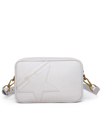 Golden Goose 'star' Butter Leather Bag Woman In White