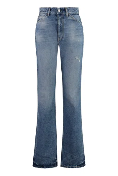 Acne Studios 1977 Flared Jeans In Blue