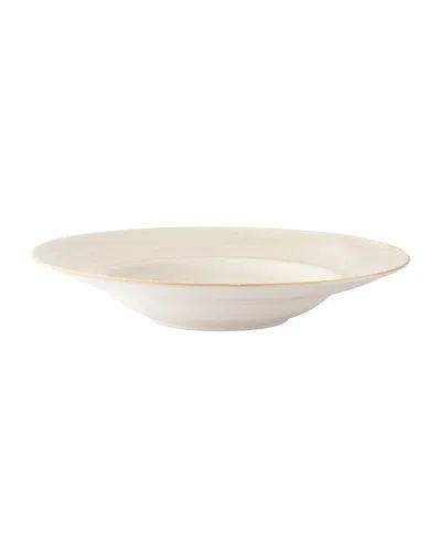 Royal Crown Derby Eco Rimmed Bowl In Stone