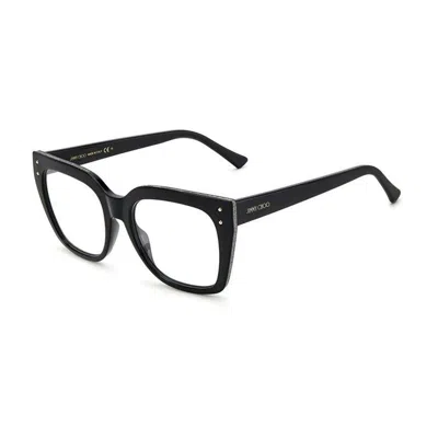 Jimmy Choo Jc329 807/19 Black Glasses In Nero