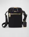 Tumi Persia Crossbody Bag In Black/gold